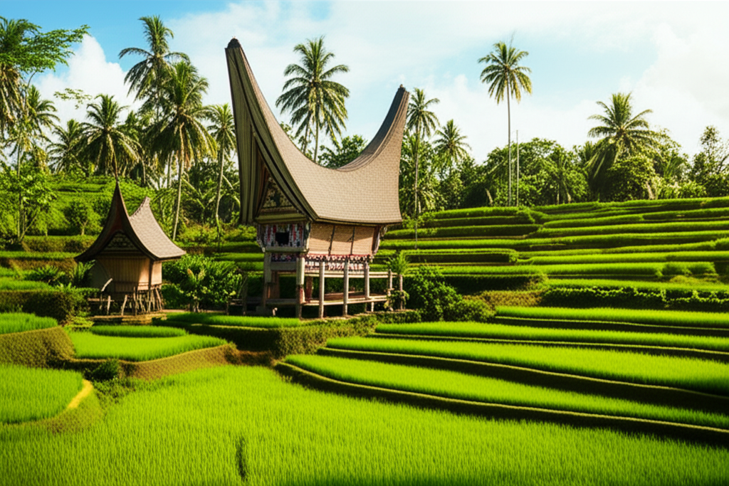 Pemandangan Desa
